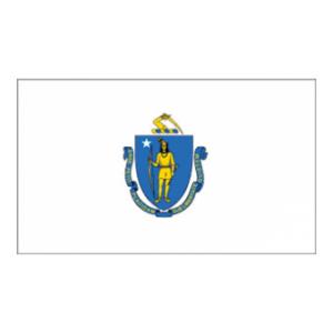 Massachusetts State Flag (3' x 5')