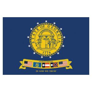 Georgia (New) State Flag (3' x 5')