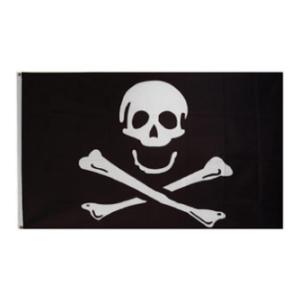 Poison Jolly Roger Flag (3' x 5')
