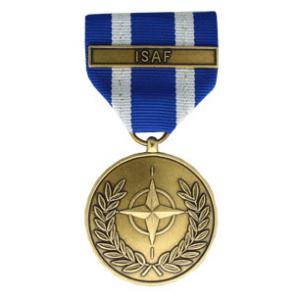 Nato Non Article 5 Afghanistan Assist Medal with ISAF bar (Full Size)