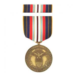Armed Forces Retired Service Commemorative Medal & Ribbon Cased