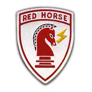 Air Force Red Horse Pin