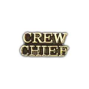 Air Force Scripted Crew Chief Pin