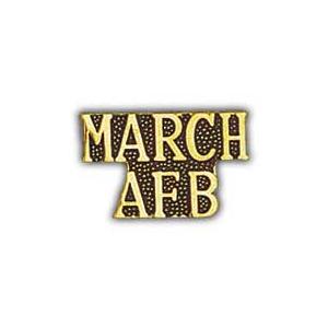 Air Force Scripted March AFB Pin