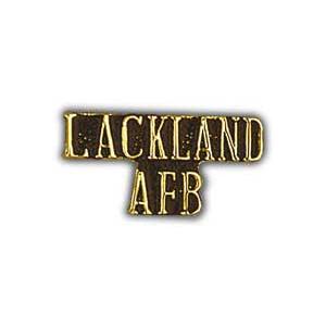 Air Force Scripted Lackland AFB Pin