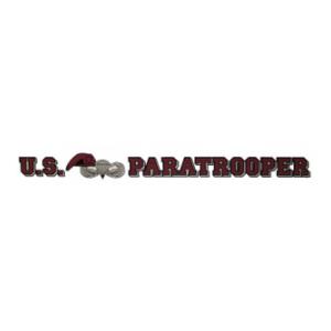 U.S. Paratrooper Outside Window Decal