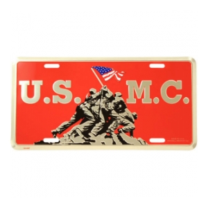 US Marine Iwo Jima License Plate