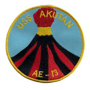 USS Akutan AE-13 Ship Patch
