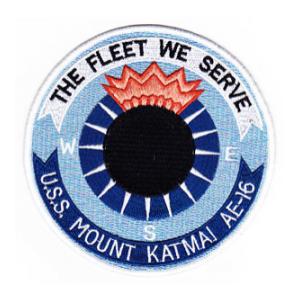 USS Mount Katmai AE-16 Ship Patch