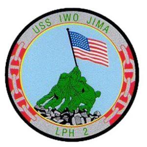 USS Iwo Jima LPH-2 Ship Patch