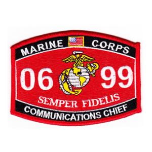 USMC MOS 0699 Communications Chief Patch