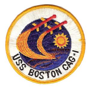 Navy Carrier Air Group USS Boston CAG-1 Patch