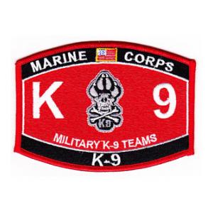 USMC MOS K-9 Teams Patch