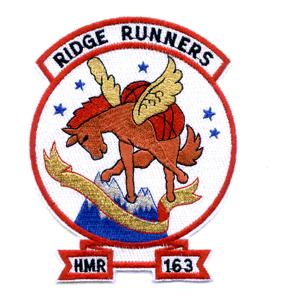 Marine Heavy Helicopter Squadron Patch HMR 163