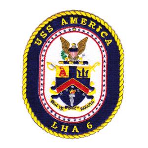 USS America LHA-6 Ship Patch