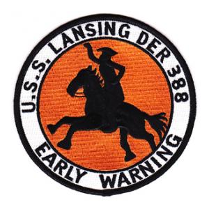 USS Lansing DER-388 Patch