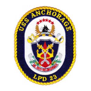 USS Anchorage LPD-23 Ship Patch