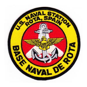 Naval Station Rota Spain Patch