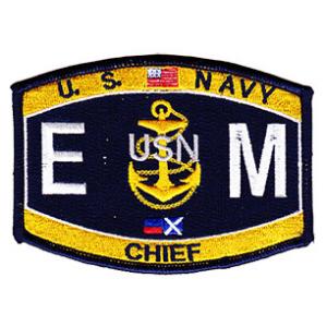 USN RATE EM Electricians Mate Chief Patch