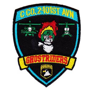 Army C Company 2-101st Aviation Regiment Patch (Ghostriders)