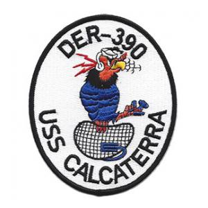 USS Calcaterra DER-390 Patch