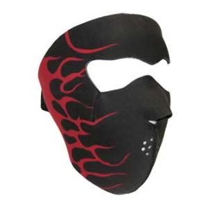Neoprene Face Mask (Red Flames)
