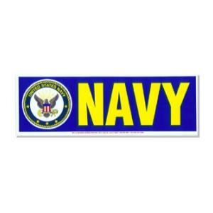 Navy Bumper Sticker