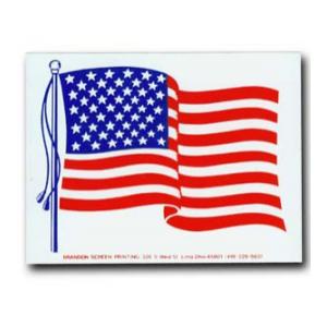American Flag Bumper Sticker