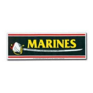 Marine Corps with Sabre Bumper Sticker