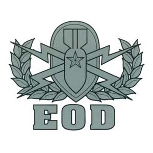 EOD (All Services) Outside Window Decal