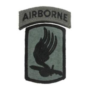 173rd Airborne Brigade Patch Foliage Green (Velcro Backed)