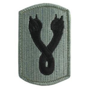 196th Infantry Brigade Patch Foliage Green (Velcro Backed)