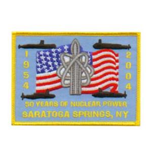 50 Years Of Nuke Power Saratoga Springs, NY 1954 - 2004 Patch