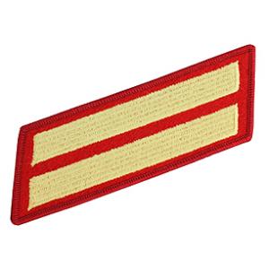 Marine Corps Service Stripes - Double (Red/Gold)
