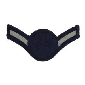 Air Force Airman Old Style (Silver On Dark Blue)