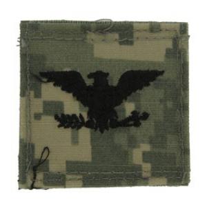 Army Colonel Rank with Velcro Backing (Digital All Terrain)