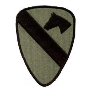 1st Cavalry Division Patch Foliage Green (Velcro Backed)