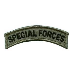 Special Forces Tab  Foliage Green (Velcro Backed)