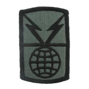 1108st Signal Brigade Patch Foliage Green (Velcro Backed)