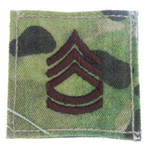 Army Sergeant First Class with Velcro Backing (Multicam)