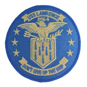 USS Lawrence DDG-4 Ship Patch