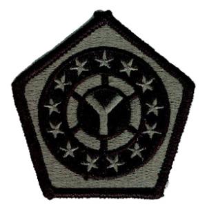 Army 108th Sustainment Brigade Patch Foliage Green (Velcro Backed)