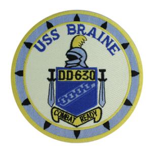 USS Braine DD-630 Ship Patch