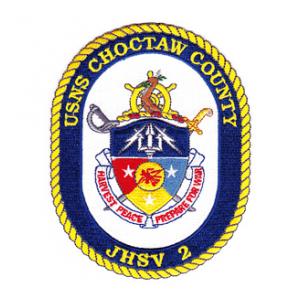USNS Choctaw County JHSV-2 Ship Patch
