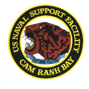 US Navy Vietnam NAVSUPPACT Cam Ranh Bay Patch