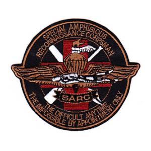 USMC Special Amphibious Reconnaissance Corpsman (SARC) Patch