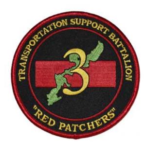 3rd Marine Transportation Support Battalion Patch