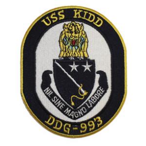 USS Kidd DDG-993 Ship Patch