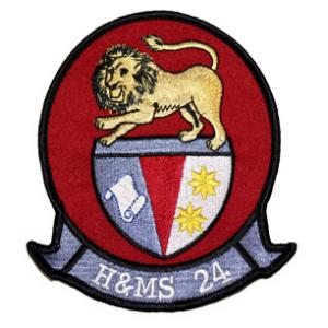 Marine Headquarters and Maintenance Squadron H&MS -24 Patch