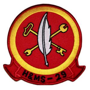 Marine Headquarters and Maintenance Squadron H&MS -29 Patch
